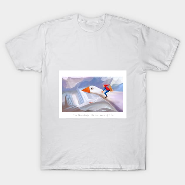 Fantasy art print Surreal children illustration T-Shirt by fantasticvolk